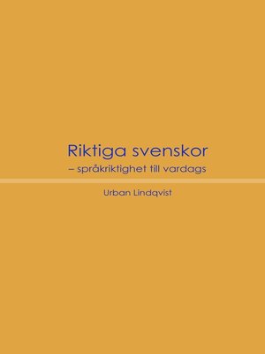 cover image of Riktiga svenskor